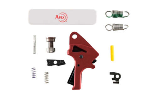 Parts Apex Tactical Specialties Flat Faced Forward Set Sear & APEX M2.0 POLY FLAT FW TRGR KIT RED